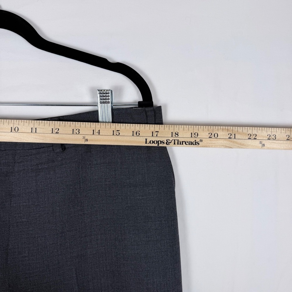Lauren Ralph Lauren Mens Dress Pants Gray 38R 100% Wool Executive Wedding - Picture 5 of 8